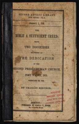 The Bible a Sufficient Creed