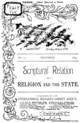 Scriptural Relation of Religion and the State