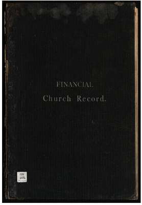 Financial church records 1905-1912