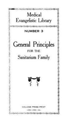General principles for the sanitarium family