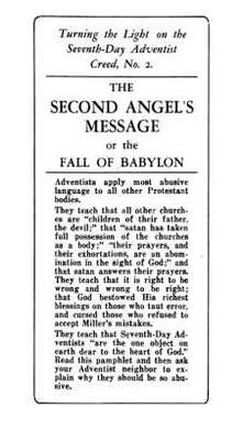 The second angel's message or the fall of Babylon