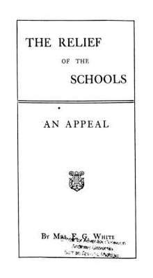 The relief of the schools