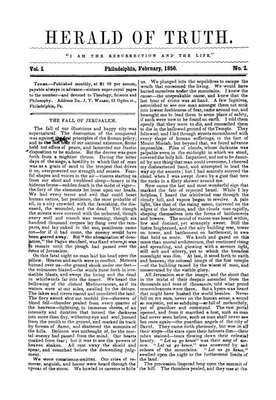 Herald of Truth | February 1, 1850