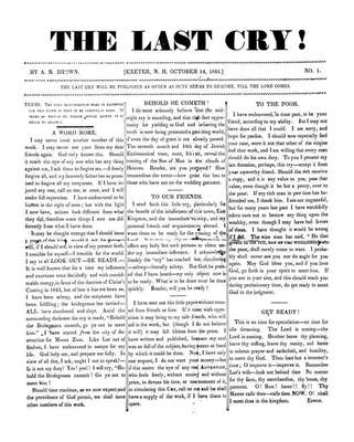 The Last Cry | October 14, 1844