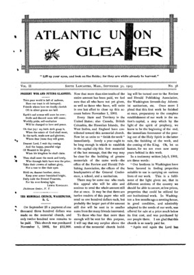 Atlantic Union Gleaner | September 30, 1903