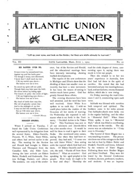Atlantic Union Gleaner | June 1, 1904
