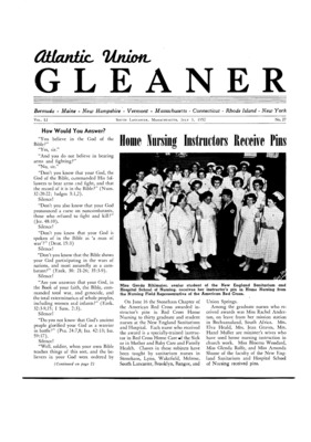 Atlantic Union Gleaner | July 1, 1952