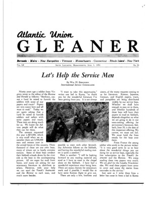 Atlantic Union Gleaner | June 1, 1953