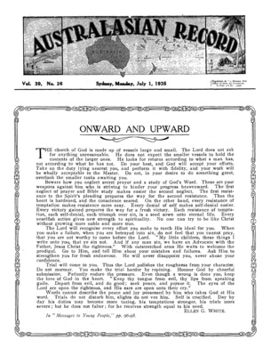 Australasian Record | July 1, 1935