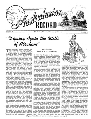 Australasian Record | February 5, 1945
