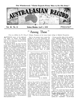 Australasian Record | April 1, 1935
