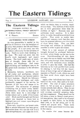 The Eastern Tidings | January 15, 1910