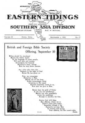 Eastern Tidings | September 1, 1932