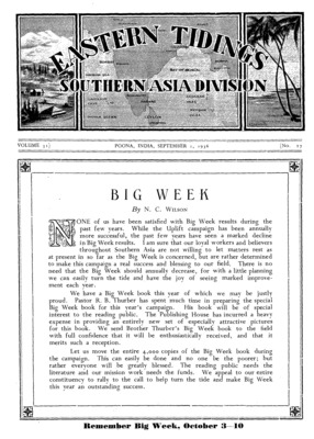 Eastern Tidings | September 1, 1936