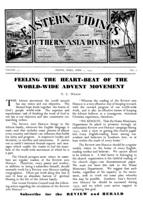 Eastern Tidings | April 1, 1937