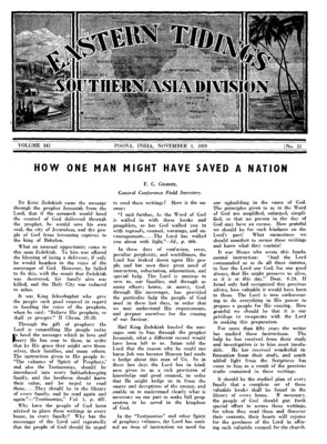 Eastern Tidings | November 1, 1939
