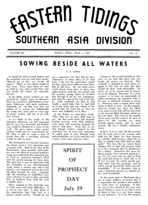 Eastern Tidings | July 1, 1941