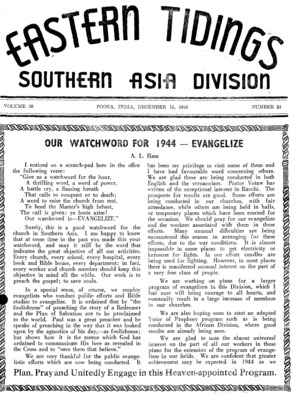 Eastern Tidings | December 15, 1943