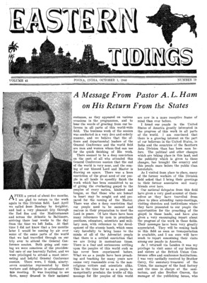 Eastern Tidings | October 1, 1946