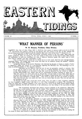 Eastern Tidings | July 1, 1948
