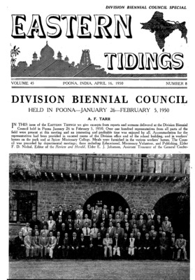 Eastern Tidings | April 16, 1950