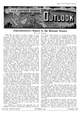 Far Eastern Division Outlook | October 1, 1948