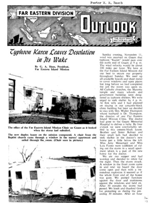 Far Eastern Division Outlook | January 1, 1963