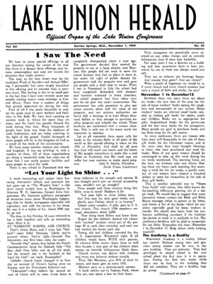 Lake Union Herald | November 1, 1949