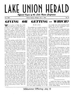 Lake Union Herald | July 1, 1952