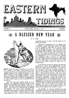 Eastern Tidings | January 1, 1948
