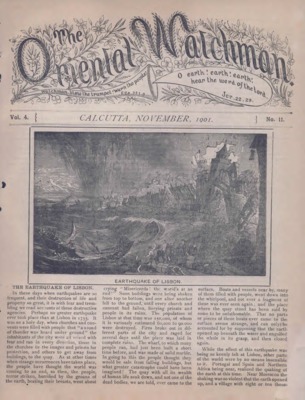 The Oriental Watchman | November 1, 1901