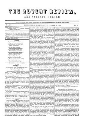 Advent Review, and Sabbath Herald | October 28, 1852