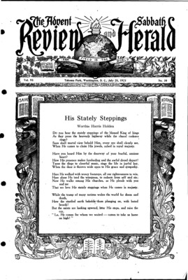 Advent Review and Sabbath Herald | July 28, 1921