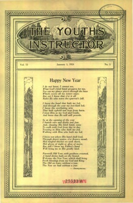 Youths Instructor | January 1, 1924