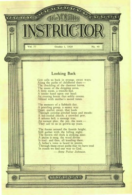 Youths Instructor | October 1, 1929