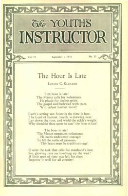 Youths Instructor | September 1, 1931
