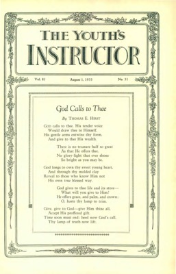 Youths Instructor | August 1, 1933