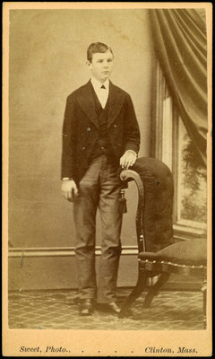 Charles M. Andrews as a teenager