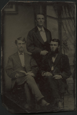 Three students of Battle Creek College