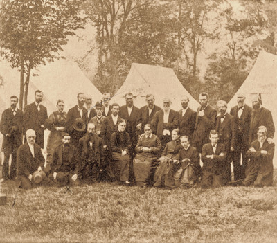 At the Hornellsville, New York campmeeting, 1880