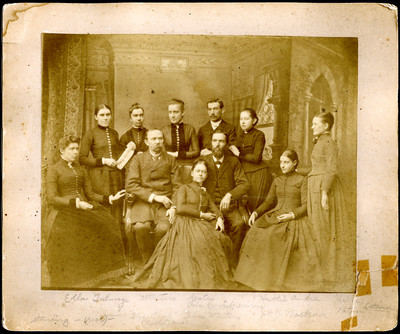 Tract Society workers in Toledo, Ohio around 1887