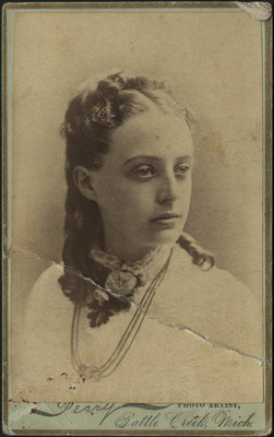 Edith Donaldson while a student at Battle Creek College