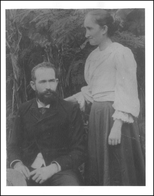 Elder Ben Cady and wife Iva, taken while they were missionaries in Tahiti