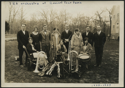 F.R.A. orchestra of concert tour fame 1928-1929