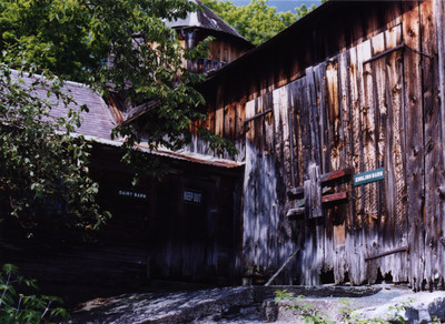 Miller's barn, close up view
