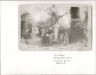 Photocopied Photograph of Patients at the St. Helena Sanitarium