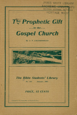 The Prophetic Gift in the Gospel Church