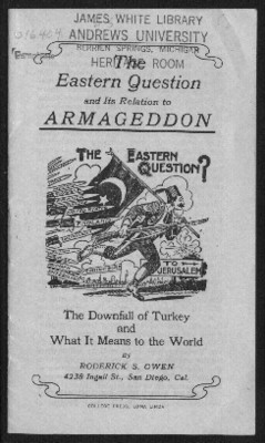 The Eastern Question and Its Relation to Armageddon: