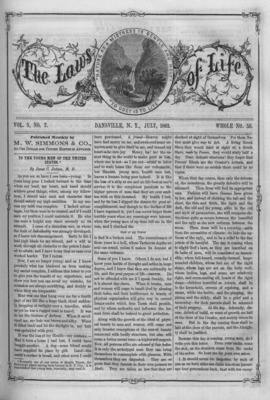 The Laws of Life | July 0, 1862