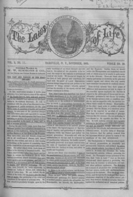 The Laws of Life | November 0, 1862
